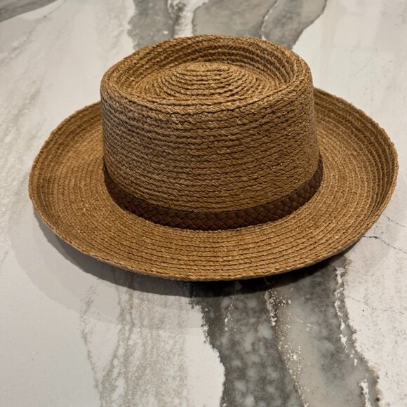 Gigi Pip Luna Straw Gambler Hat main image 6